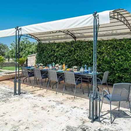 Villa Authentic Apulian Oasis Inside Trulli With Pool *