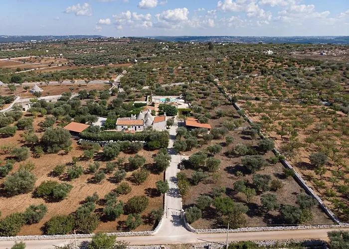 Villa Authentic Apulian Oasis Inside Trulli With Pool Castellana Grotte